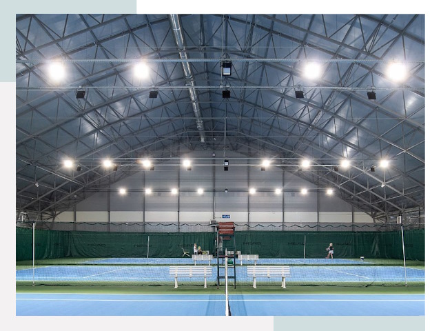 Строительство теннисных кортов в Тюмень от 612 руб.