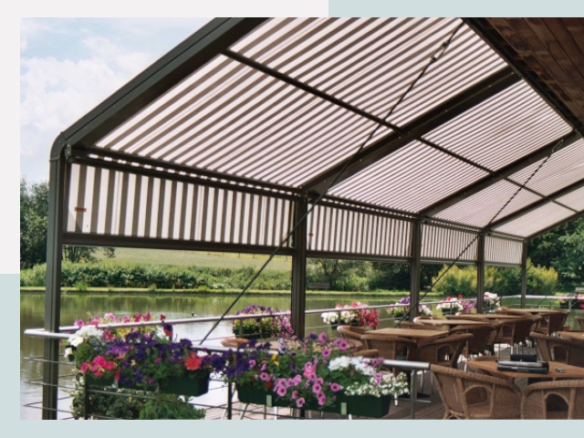 Элегантные навесы для кафе от 612 руб в Тюмень