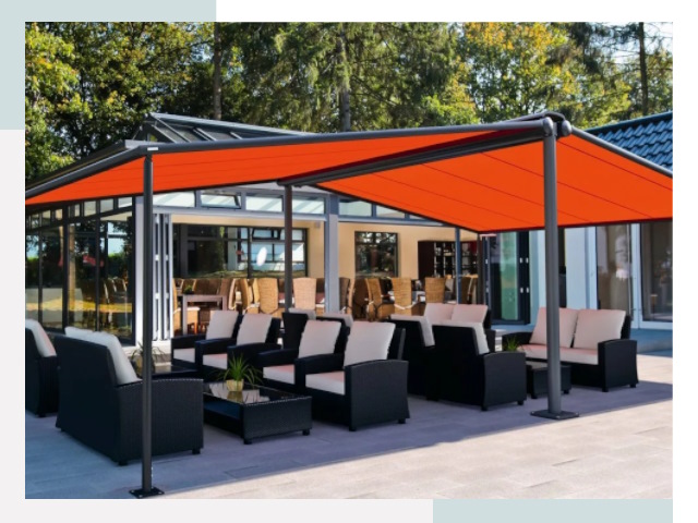 Навесы для кафе и ресторанов в Тюмени