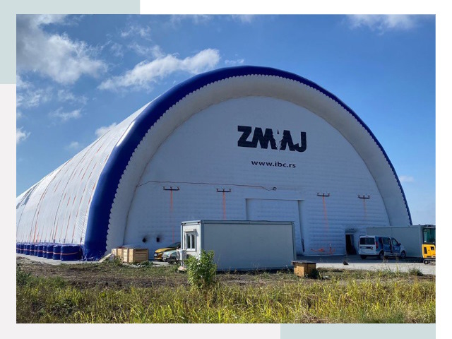 Брендирование ангаров в Тюмени