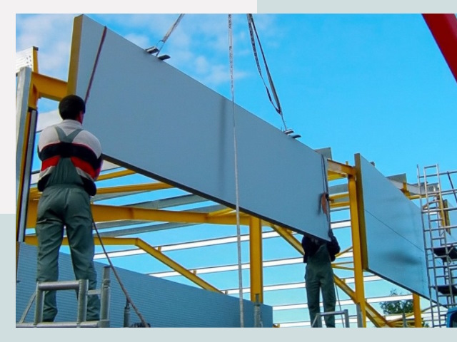 Монтаж сэндвич-панелей в Тюмени от 612 руб.