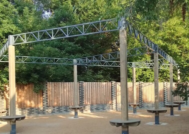 Терраса из металлоконструкций под ключ, проектирование, изготовление и монтаж от СтальСтрой-Тюм